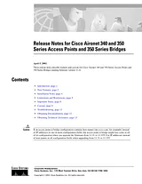 Cisco Cisco Aironet 350 Access Points Примечания к выпуску
