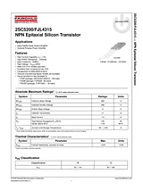 Техническая Спецификация (2SC5200OTU)