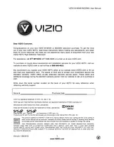 VIZIO M190MV Manual Do Utilizador