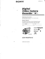 Sony DCR-TRV10 매뉴얼