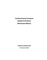 Toshiba satellite p100 User Manual