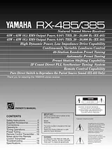 Yamaha RX-385 Справочник Пользователя