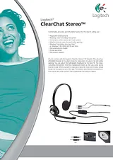 Logitech ClearChat Stereo 981-000025 Fascicule