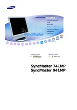 Samsung 741MP Benutzerhandbuch