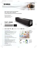 Yamaha YSP-3000 Справочник Пользователя
