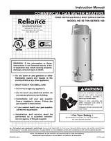 Reliance Water Heaters HE50 76N Series 100 ユーザーズマニュアル