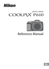 Nikon COOLPIX P610 Manual De Referência