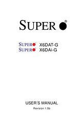 SUPER MICRO Computer X6DAT-G 사용자 설명서