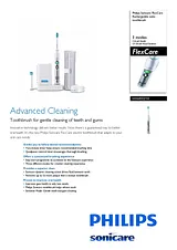 Philips Rechargeable sonic toothbrush HX6932/10 Dépliant