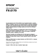 Epson FX-2170 Manuel D’Utilisation