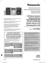 Panasonic SCPMX3 Operating Guide