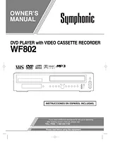 Symphonic wf802 Manual Do Utilizador