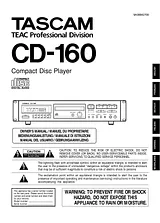 Tascam CD-160 ユーザーズマニュアル