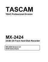 Tascam MX-2424 Справочник Пользователя