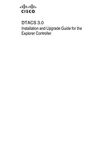 Cisco DTA Control System (DTACS) 3.0 Guía De Instalación