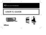 Infocus X3 Benutzerhandbuch