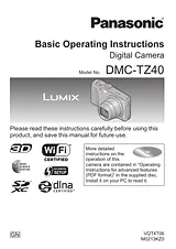 Panasonic DMC-TZ40 Manual Do Utilizador