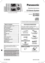 Panasonic SC-PM54 Manual Do Utilizador