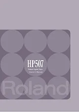Roland HP507 Manual Do Utilizador