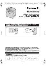Panasonic KXMC6020SL Bedienungsanleitung