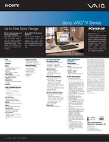 Sony PCV-V310P Guide De Spécification