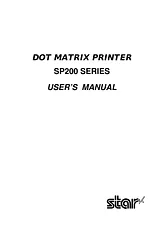 Star Micronics SP200 Series Manual Do Utilizador