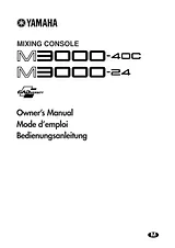 Yamaha M3000-40C Manual Do Utilizador