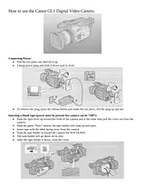 Canon GL1 User Manual