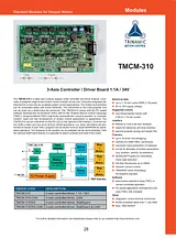 Trinamic TMCM-310/SG 3-axial Stepping Motor Control TMCM-310/SG Datenbogen