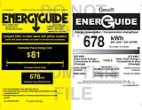 Viking VCFB5303RBU Energy Guide