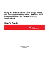 Texas Instruments Evaluation Module for Single Phase Synchronous Buck Controller for General IC Vcore Applications TPS51 TPS51513EVM-549 Hoja De Datos
