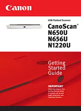 Canon canoscan n656u Guida All'Installazione