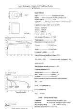 Conrad Energy NiMH Sub-CTransmitter battery9.6 V / Model version Stick Connector system Graupner 206673 Data Sheet