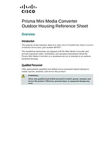 Cisco Prisma DS3 E3 STS-1 Converter with Remote Management Installationsanleitung