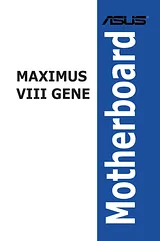 ASUS MAXIMUS VIII GENE Manual Do Utilizador