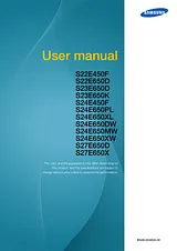 Samsung S23E650D Manual Do Utilizador