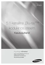 Samsung Blu-ray kodukinosüsteem HT-J5150, 1000 W, 5.1 kanal Manual De Usuario