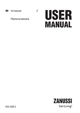Zanussi FCS1020C Manual Do Utilizador