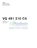 Gaggenau VG491210CA 설치 설명서