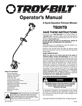 Troy-Bilt TB26TB Manuale Utente