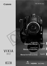 Canon VIXIA HF21 지침 매뉴얼
