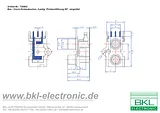 Bkl Electronic RCA connector Socket, vertical vertical Number of pins: 2 Gold, Red, White 72384 1 pc(s) 72384 Fiche De Données