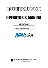 Furuno NAVpilot-500 Справочник Пользователя