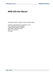Innostream Inc. INNO-A20 Справочник Пользователя