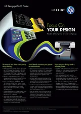 HP Designjet T620 24-in Printer CK835A#B1K Folheto