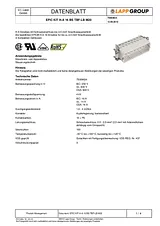 Lappkabel EPIC® KIT H-A 16 BS TBF-LB M20 75009634 Техническая Спецификация