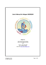 Netgear WGR826V 用户手册