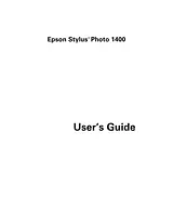 Epson 1400 User Manual