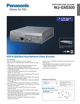 Panasonic WJ-GXE500 WJ-GXE500E Merkblatt