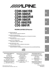 Alpine cde-9801r Manuale Utente